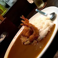 Snapdishの料理写真:海老フライカレー|怜竜さん