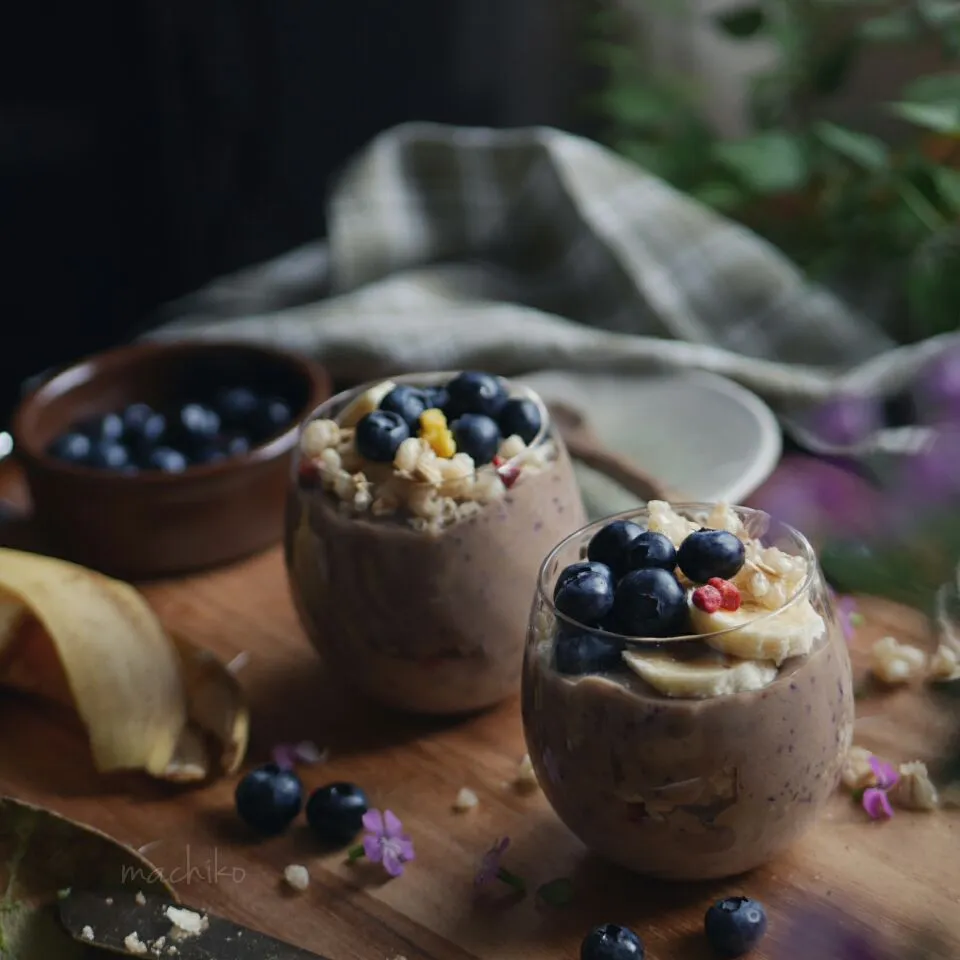 Rice Granola ライスグラノーラ（メープル味）を使ってチョコパフェ風|まちまちこさん