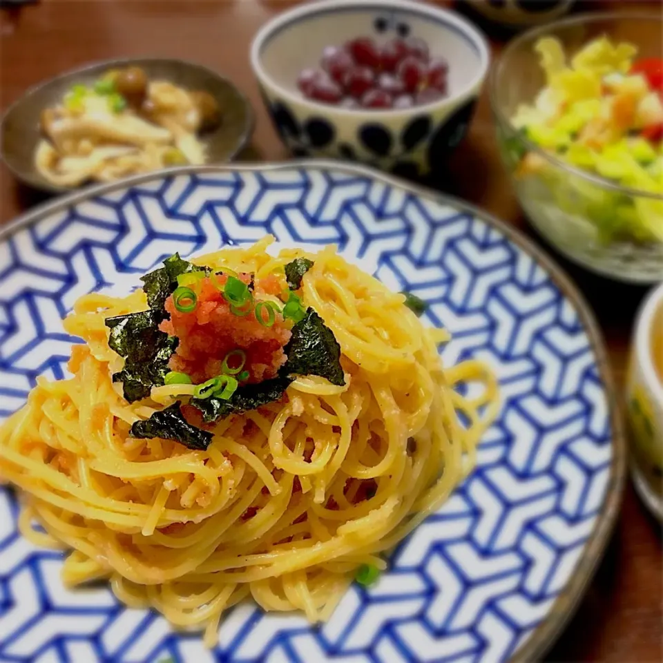 Snapdishの料理写真:みんな大好きたらこパスタ♡|まさまささん