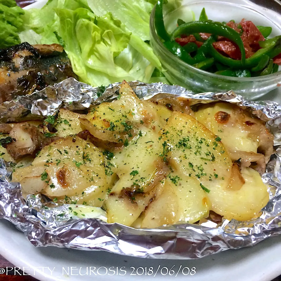 Snapdishの料理写真:2018/06/08 晩御飯。|くろずきんさん