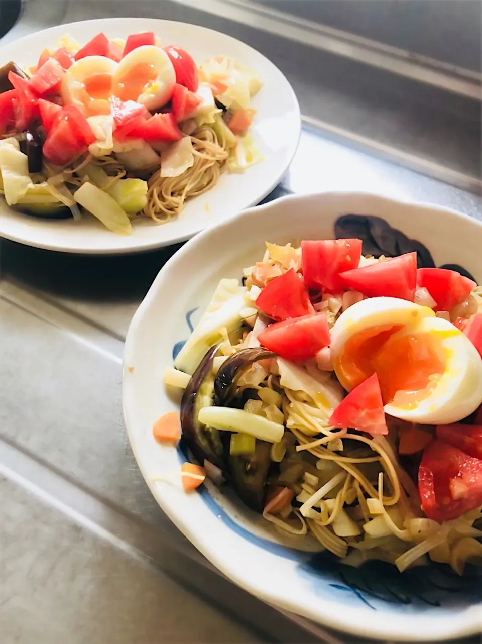 お昼ご飯は焼き素麺|ちえちゃんさん