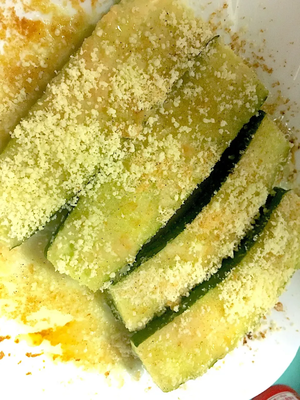 夜中のアテ🥒 胡瓜のオーブン焼き🥒|しろこ🐾໊さん