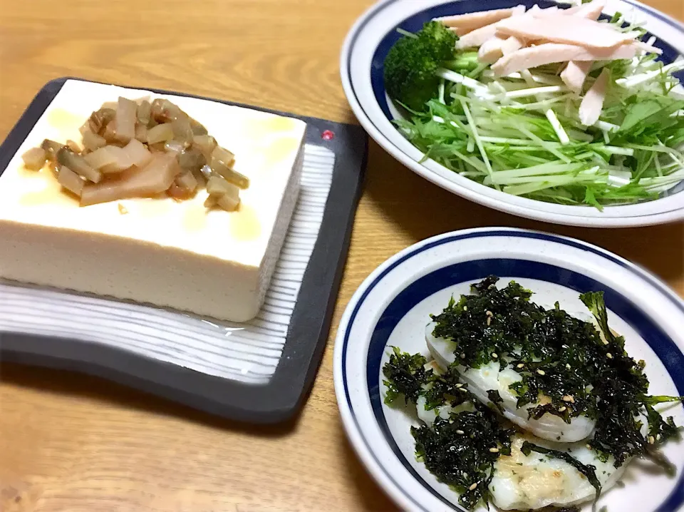 Snapdishの料理写真:夜ご飯＝つまみ。でもノンアル。|あやさん