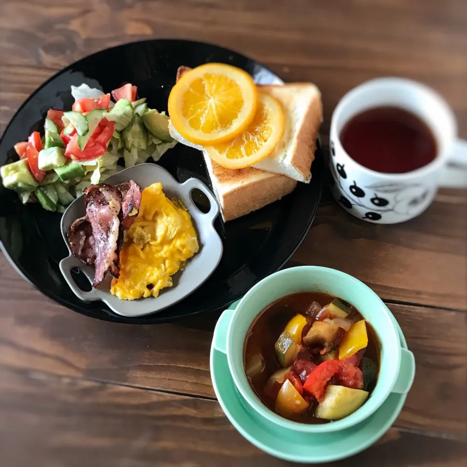 今日の朝ごはん|ぺんぎんさん