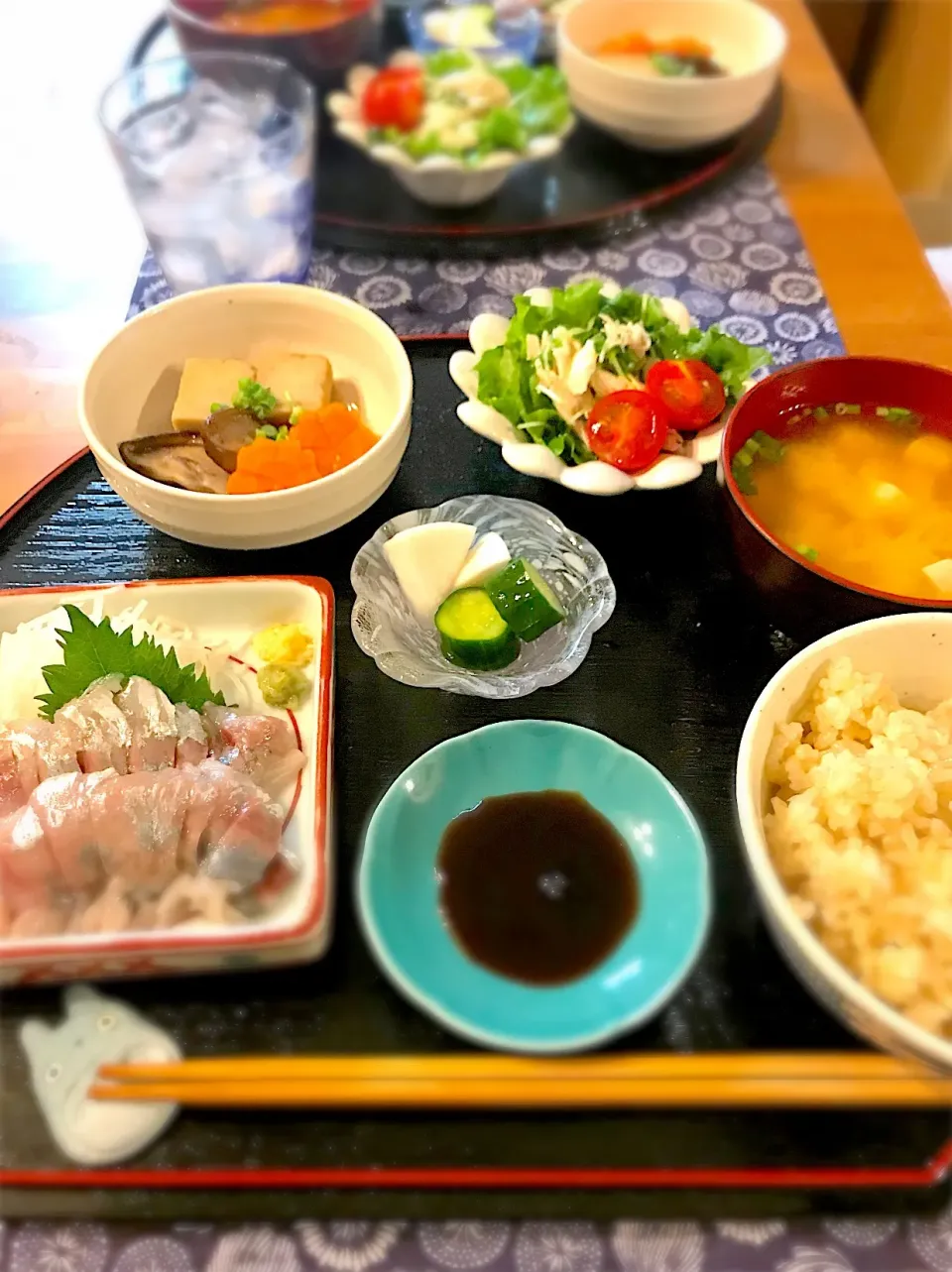 鯵のお刺身定食#和定食|はるたそさん