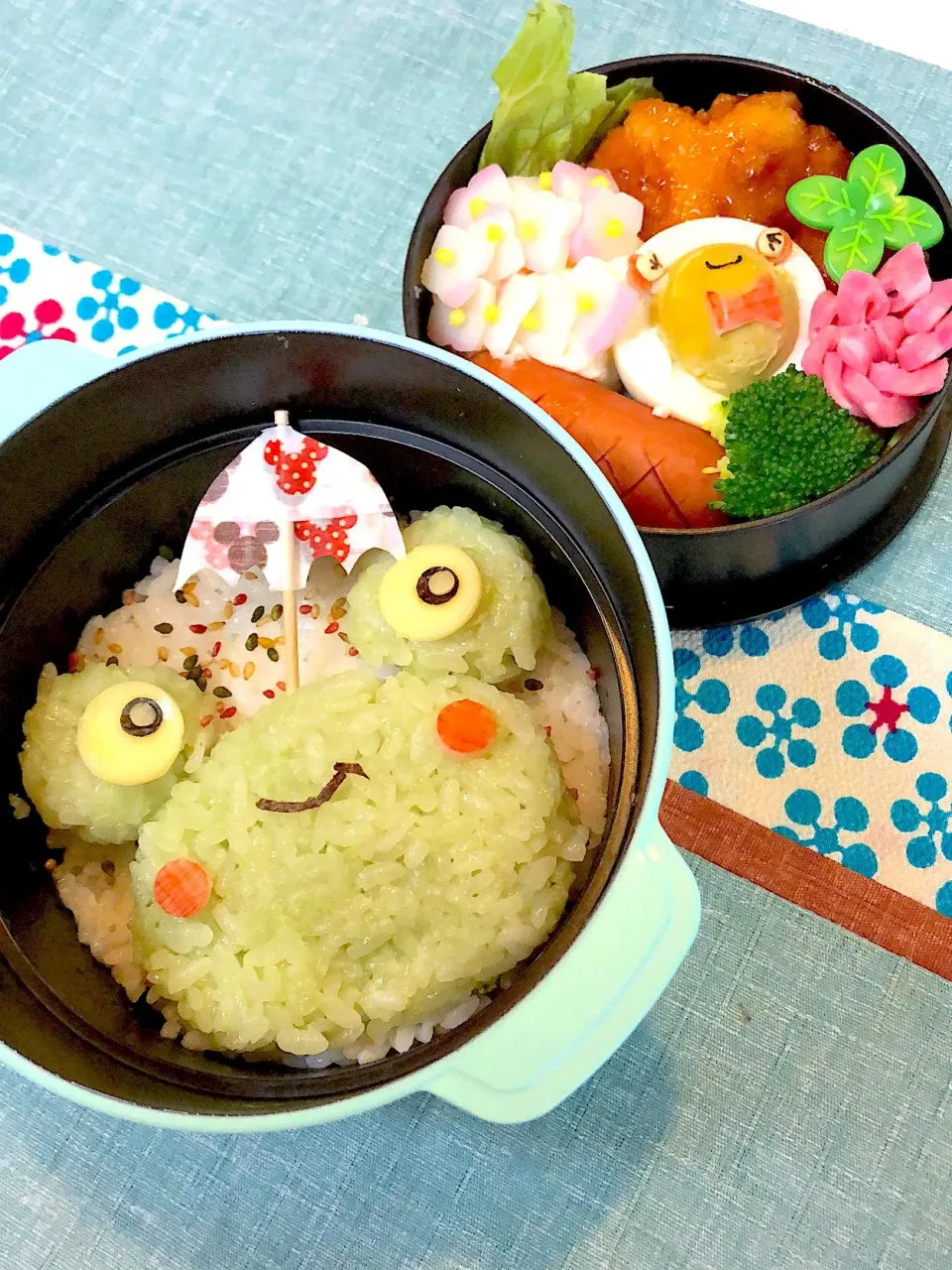 カエル🐸のお弁当☂️|Yuki Kawasumiさん