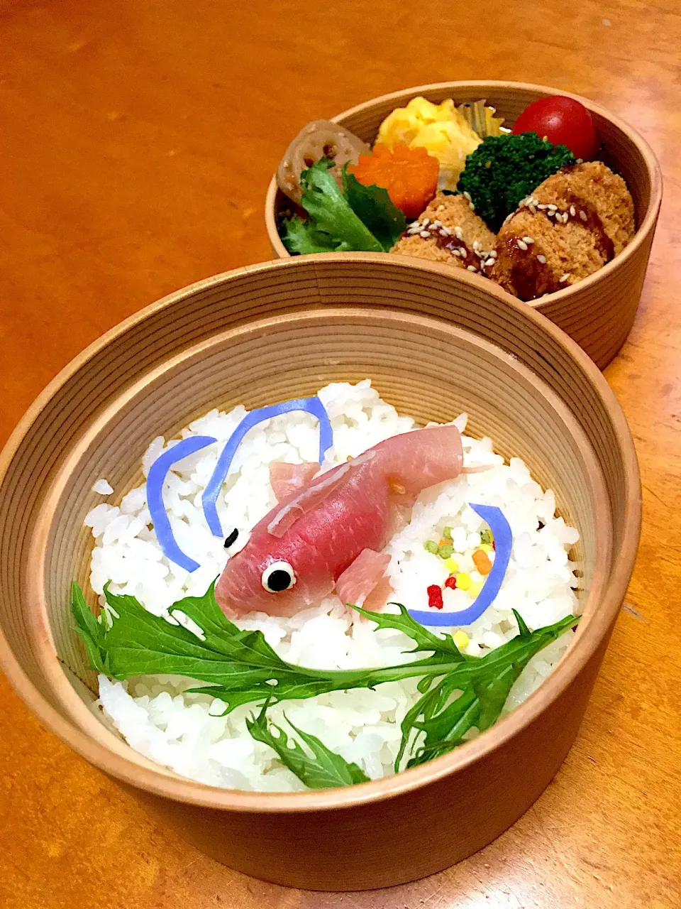 生ハム金魚弁当|うさぽん727さん