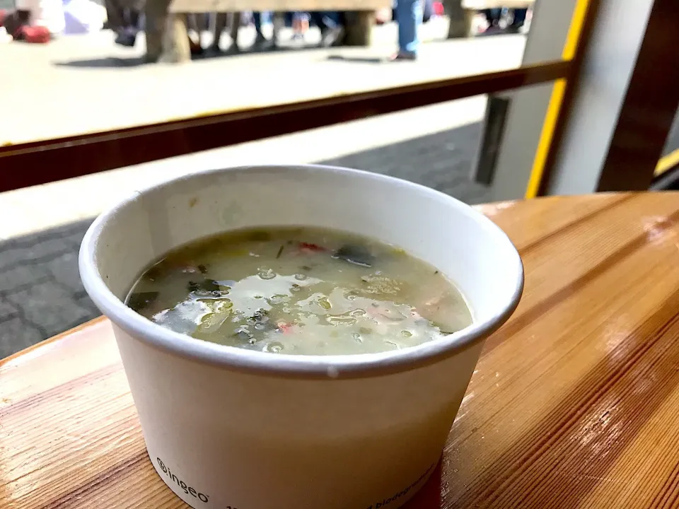 Wild salmon chowder soup|Sky Blueさん