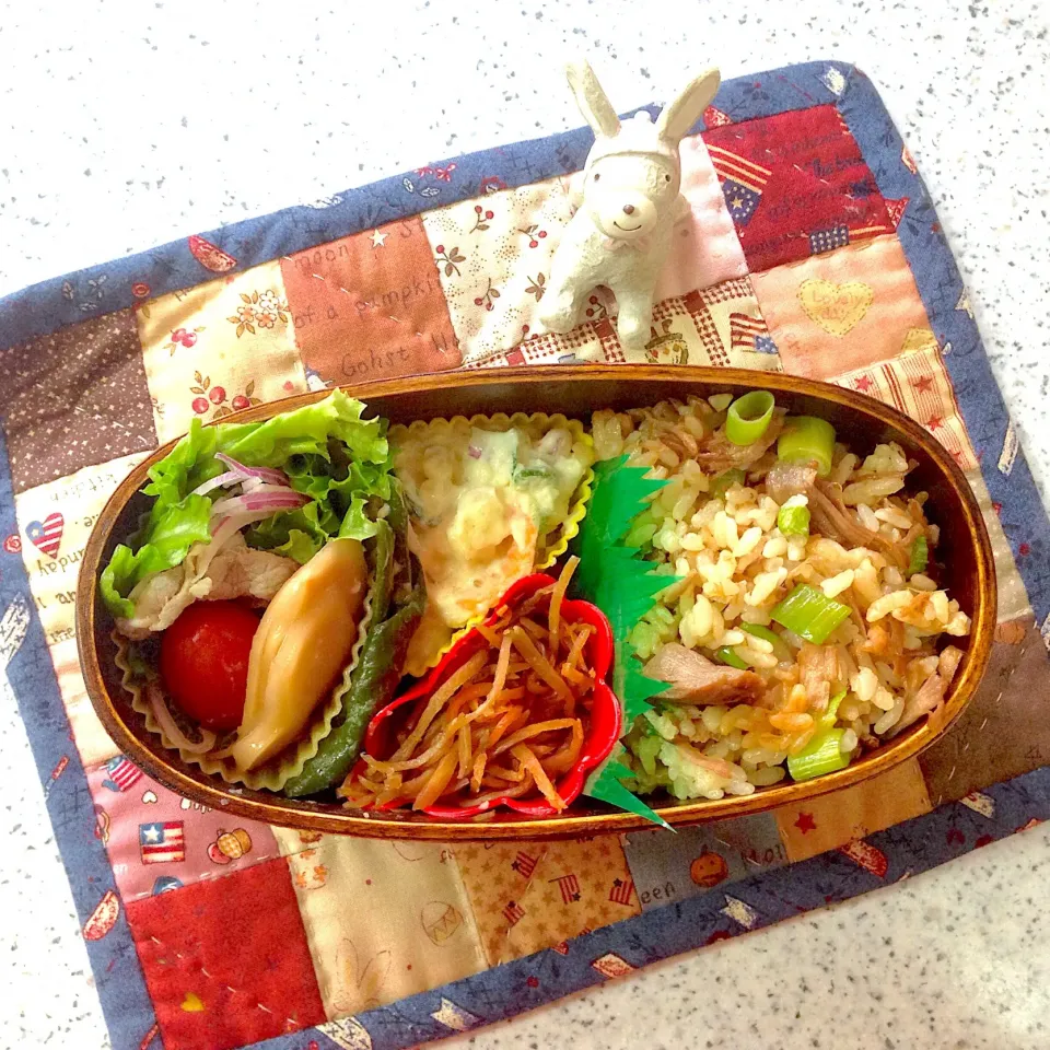 先日のお弁当😊 #夫弁当  #わっぱ弁当  #地味弁|naonaomimichanさん