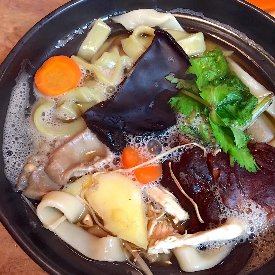 群馬名物おっきりこみうどん|すいかみかんさん