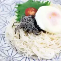 簡単　温玉そうめん