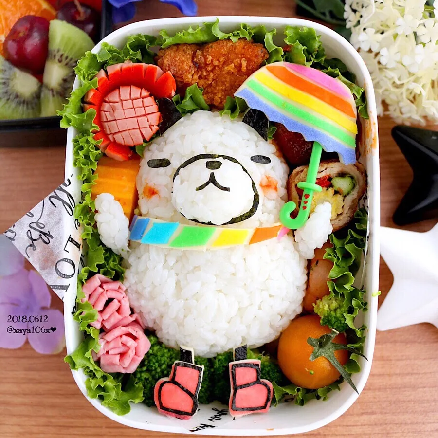 虹色ジーンのジーンちゃん弁当🌈|あーたんさん