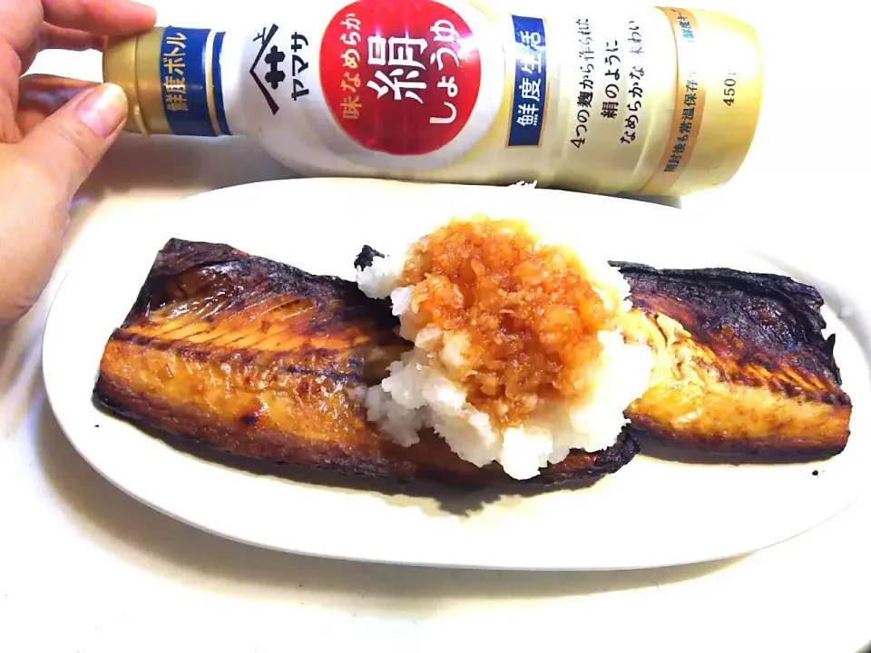 鯖の塩焼き♥山盛りおろし|ひろりんさん