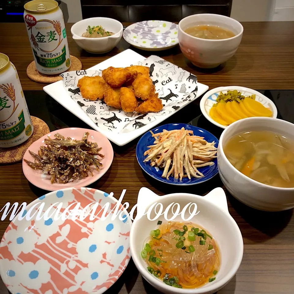 Snapdishの料理写真:本日の晩ご飯🍻|マイコさん