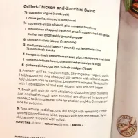 Grilled chicken and zucchini salad|andrea nelsonさん