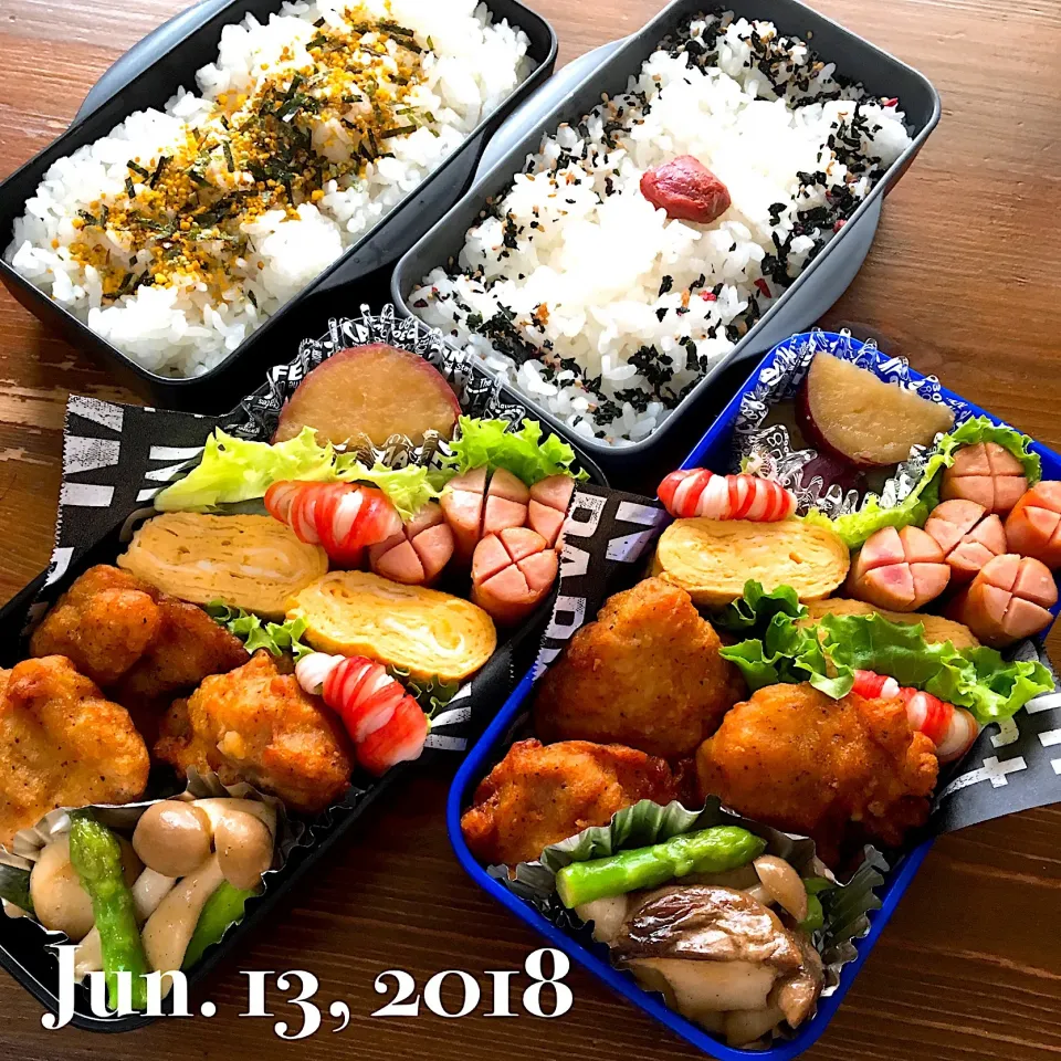 愛妻弁当&高1男子弁当 #お弁当 #男子  #愛妻弁当  #親父|ヒロさん