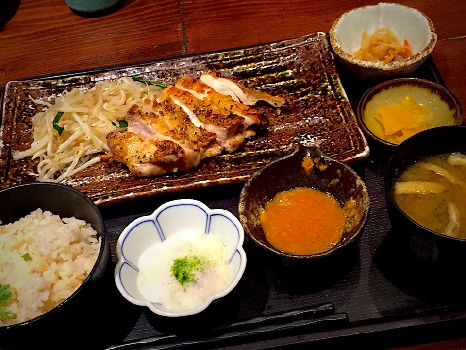 鶏肉の網焼き|あるぅさん