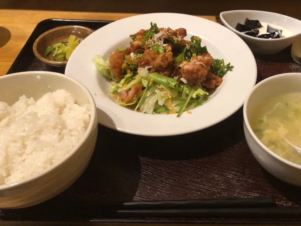 油淋鶏定食|おっちさん