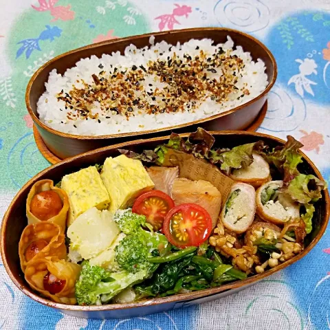 「ＭＣ　中華ドレッシング」を使ってみたSnapdishの料理・レシピ写真:今日のお弁当😍エノキ肉巻き〰❤