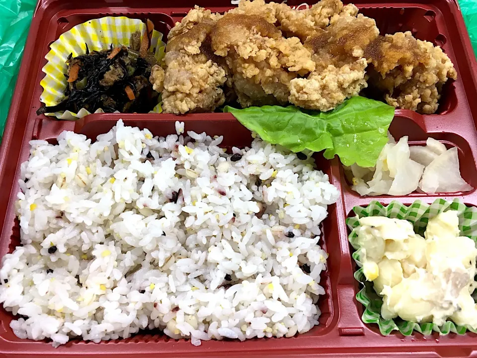 おろしポン酢から揚げ弁当|しのぶさん