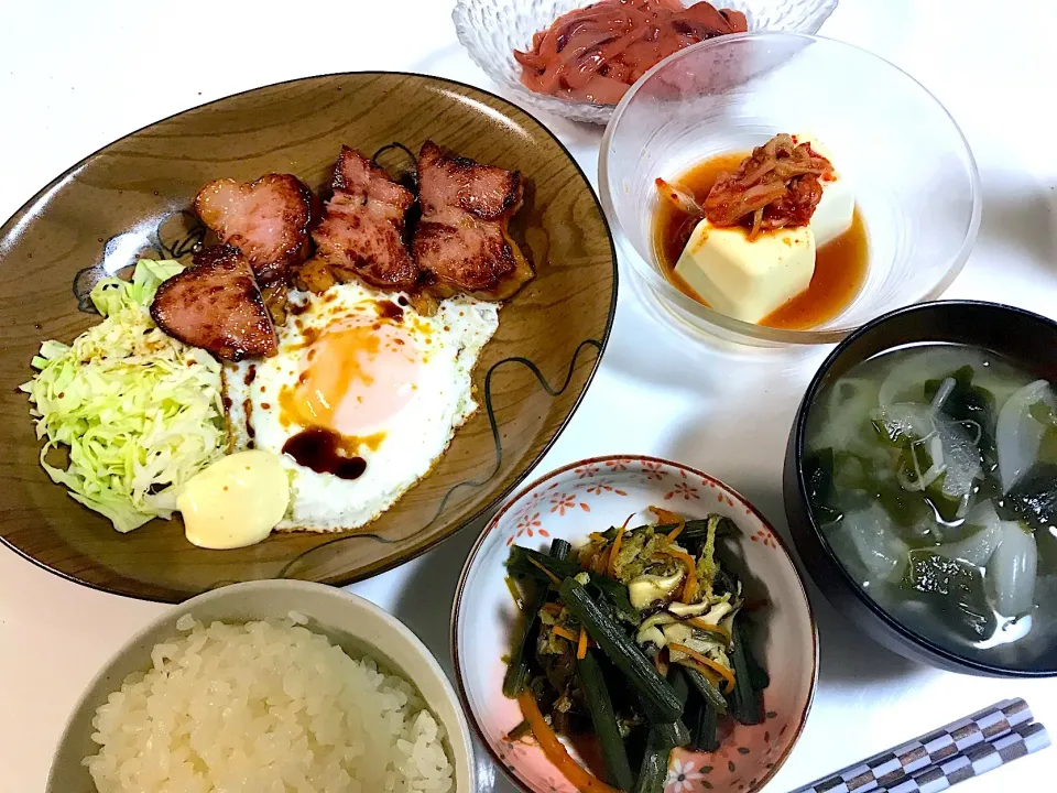 Snapdishの料理写真:#朝食みたいな晩御飯|ゆりえさん