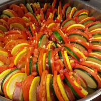 Snapdishの料理写真:Ratatouille..Red Potatoes, Zucchini, Squash, Tomatoes and Roasted Garlic|Crystal Carltonさん