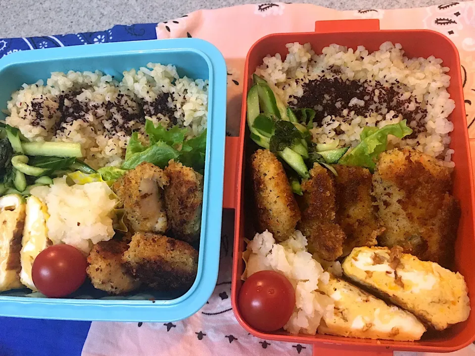 ♫6/15今日のお弁当♫〜鶏の香草焼き、だし巻き卵、ポテトサラダ、きゅうりとシソの漬物、プチトマト〜|Satokoさん