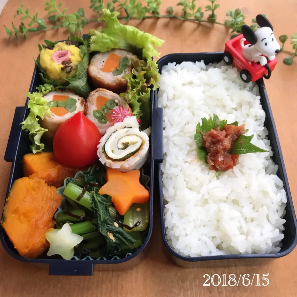 Snapdishの料理写真:今日の娘弁当2018.6.15...♪*ﾟ|ばろんさん