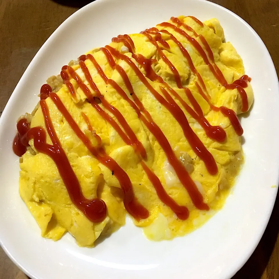 納豆チーズオムレツ🧀|宙まめさん