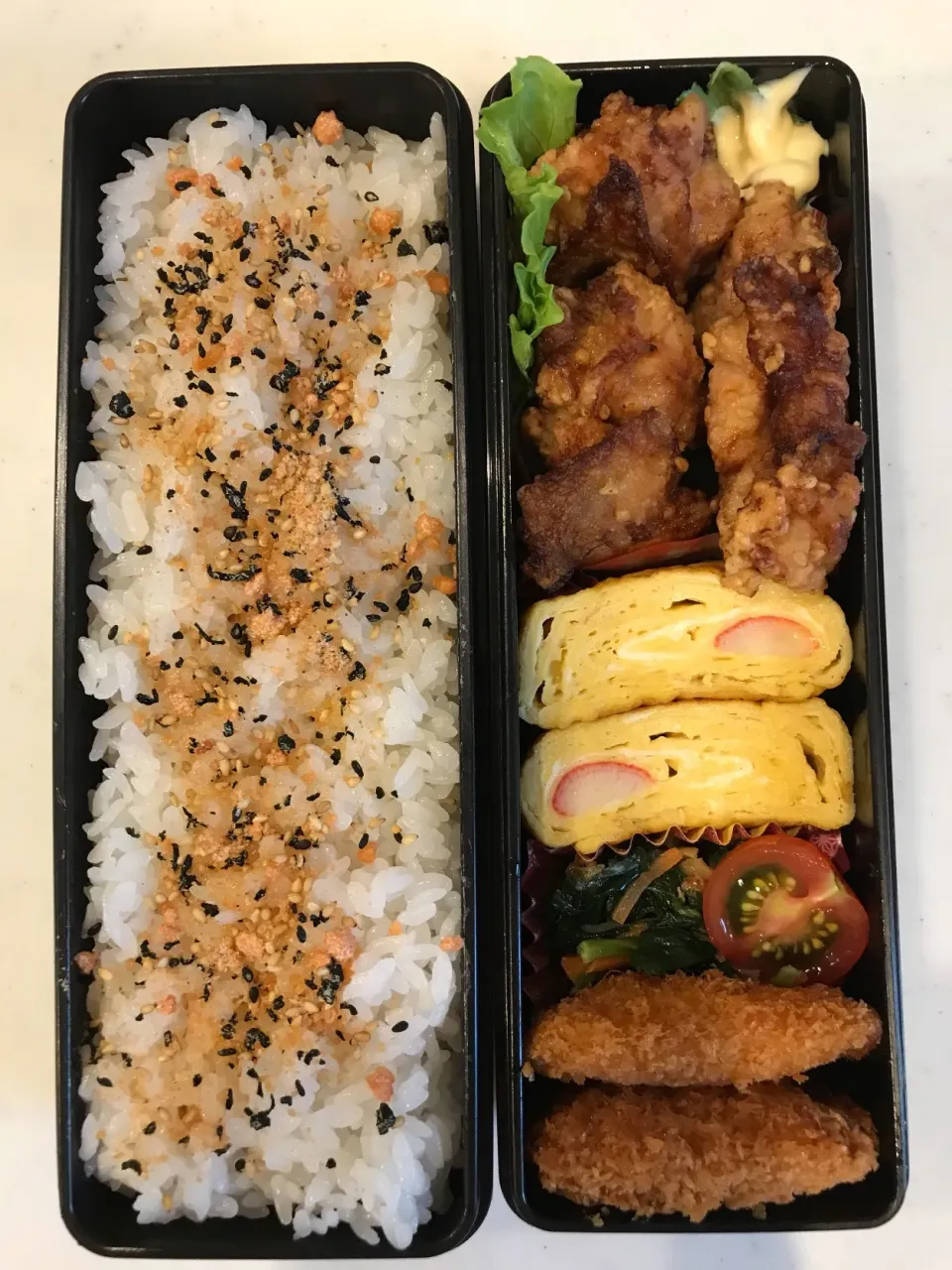 Snapdishの料理写真:2018.6.15 (金) 旦那様のお弁当🍱|あっきーよさん