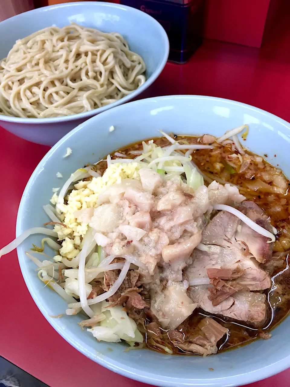 ラーメン二郎中山駅前店で

つけ麺頂きました😋

コールは、麺少なめ、ニンニク、アブラ|NOMU'S キッチン🍳さん