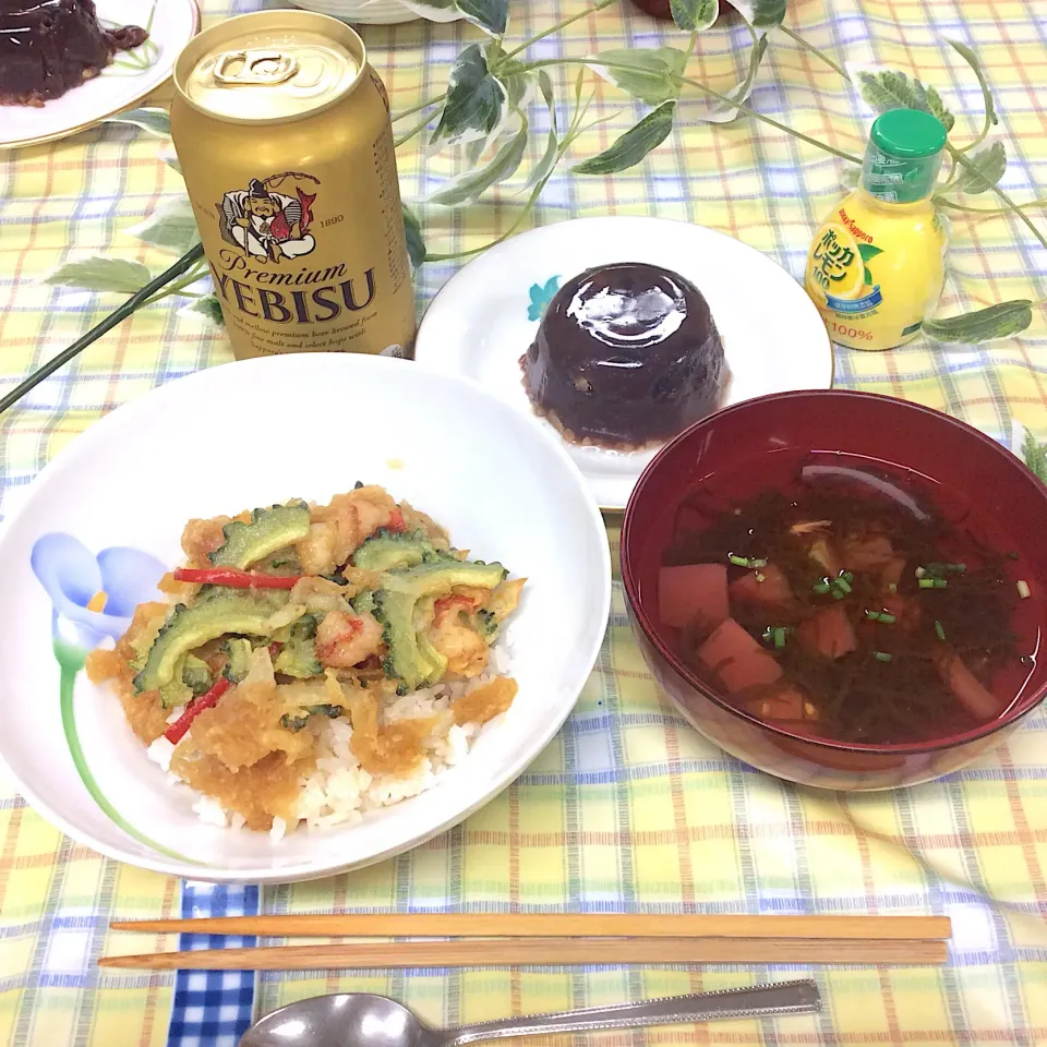 お料理教室で夏野菜のかき揚げ丼御膳♬|夢ーテルさん