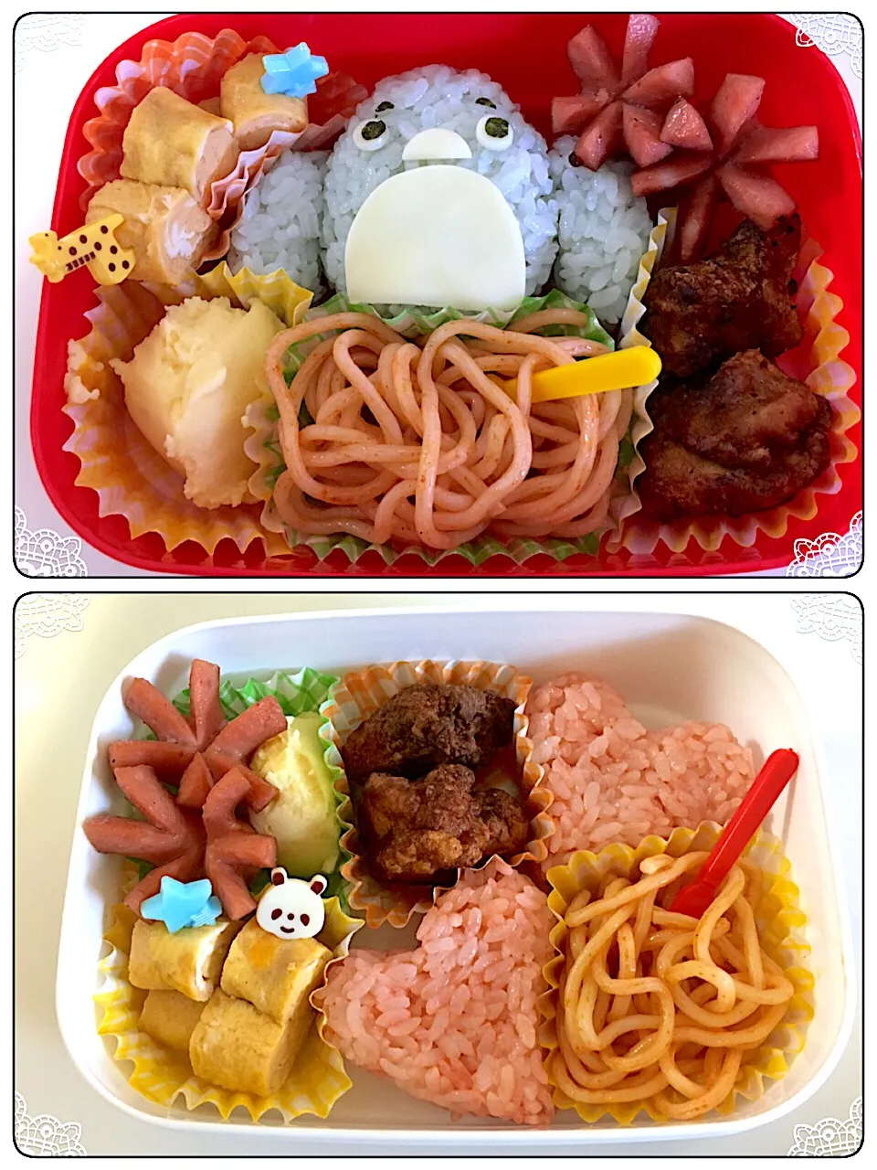 Snapdishの料理写真:小学生組
日曜参観弁当|Hiroko Yokomizoさん