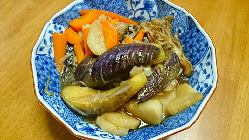 Snapdishの料理写真:ナスと夏野菜の上げ浸し|楠川美江さん