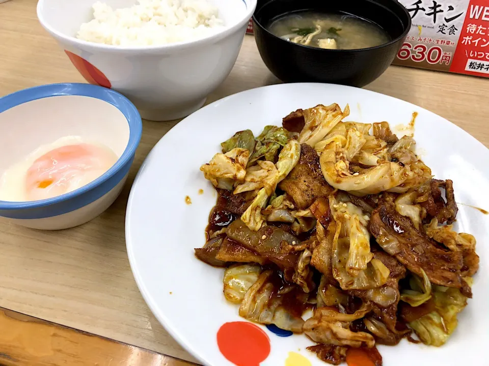 回鍋肉定食|T. Wonderさん