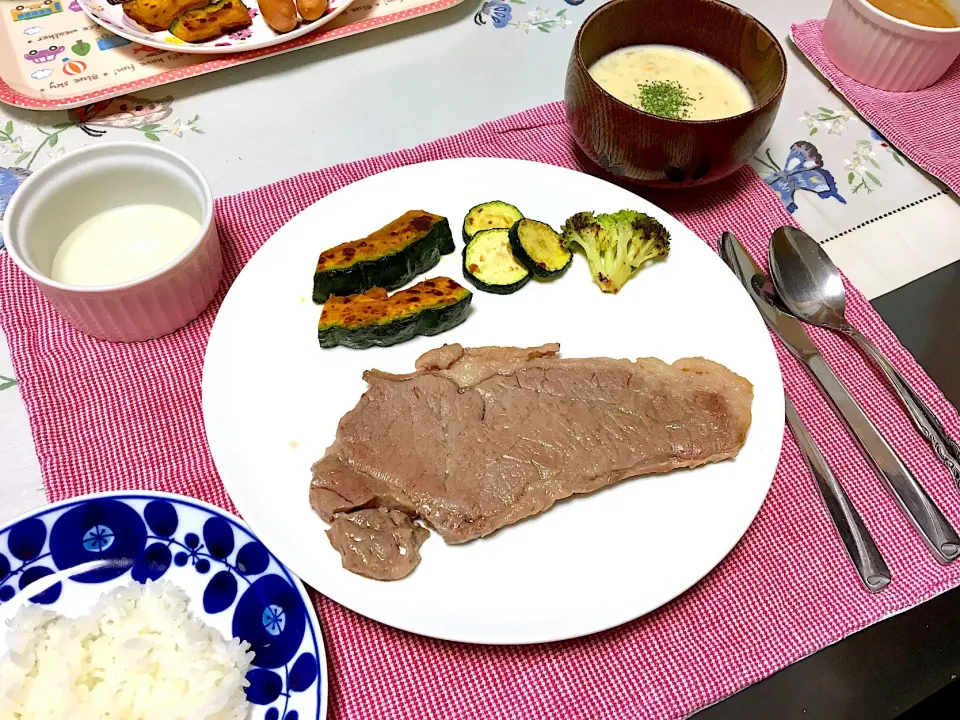 三ケ日牛ステーキのご飯|みよさん