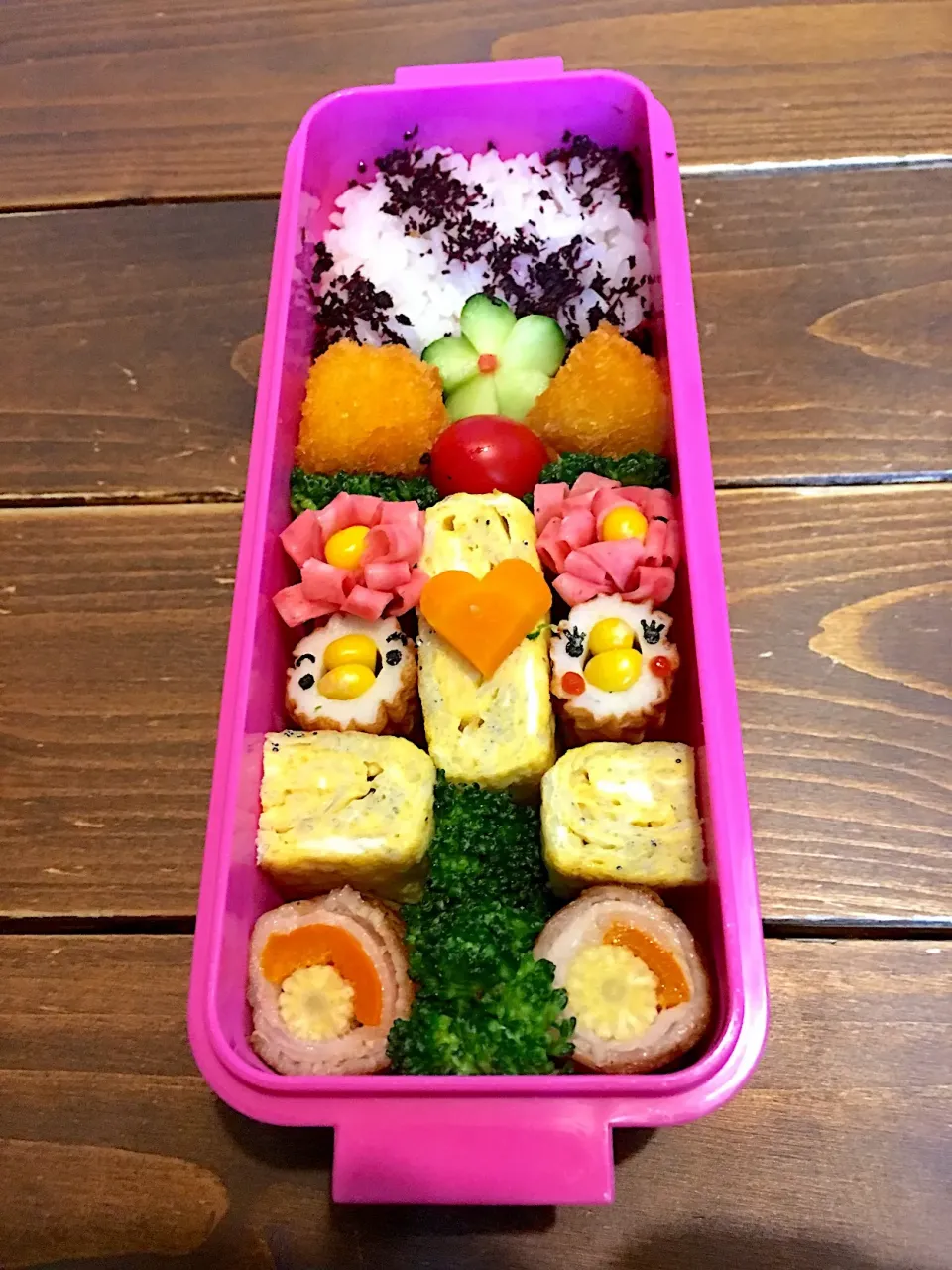 Snapdishの料理写真:ラブラブ💓ちくわ鳥弁当💖|ともさん