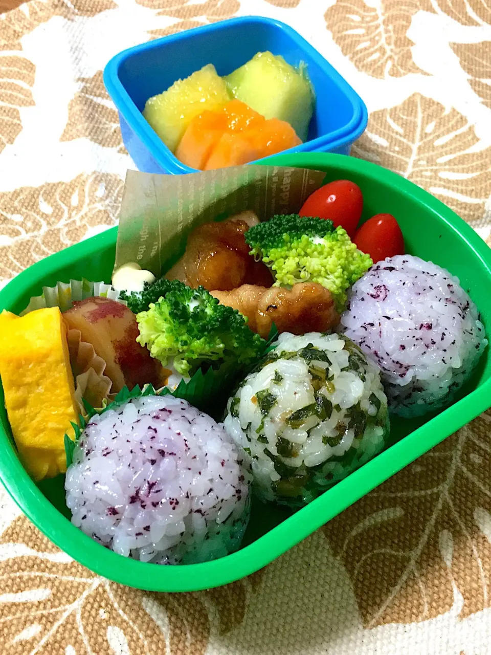 Snapdishの料理写真:幼稚園弁当2018.6.18|チョコンさん