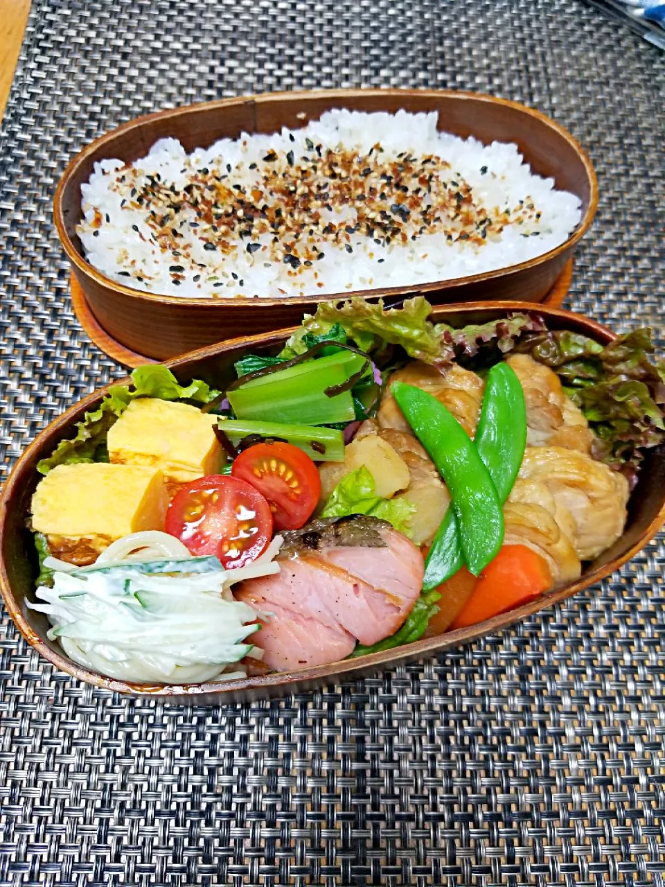 今日のお弁当😄😄チキンロール🐔🐔|クッキングオヤジさん