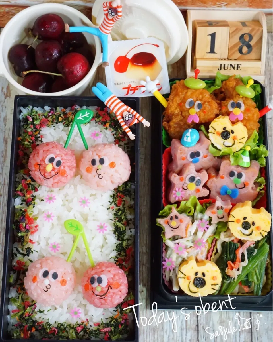 アメリカンチェリー🍒お弁当|La-Jule Sa8さん