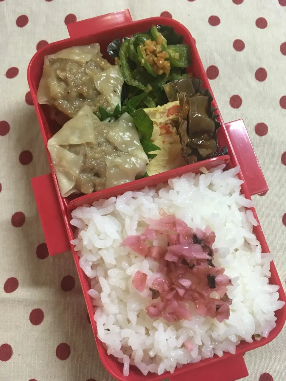 6月18日 旅行明け 手抜き弁当 w|sakuramochiさん