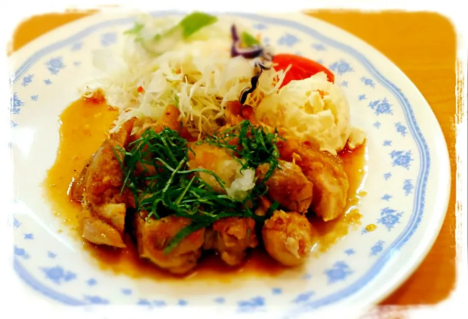 ほんじつのまかない・鶏もも肉のソテー|のも💛さん