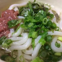 梅干しとシソの白だし冷うどん|ぽんたさん