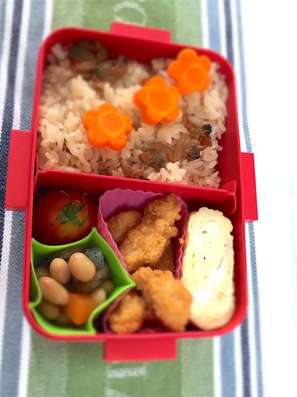 今日のお弁当 #お弁当  #lunchbox  #中学生弁当  #🍱|かれんさん