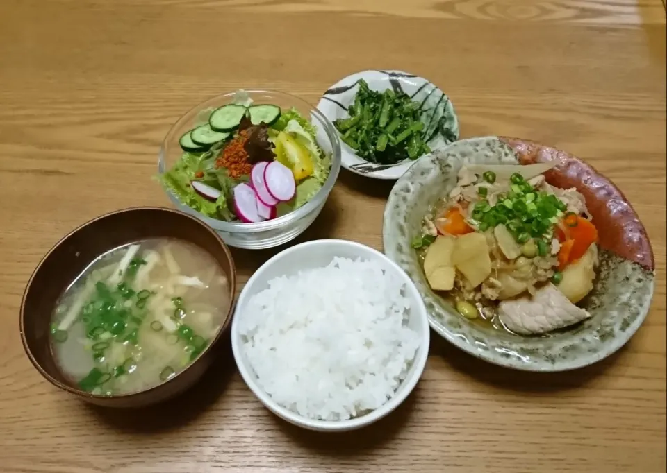 『バーミキュラライスポットでご飯と肉じゃが』|seri-chanさん