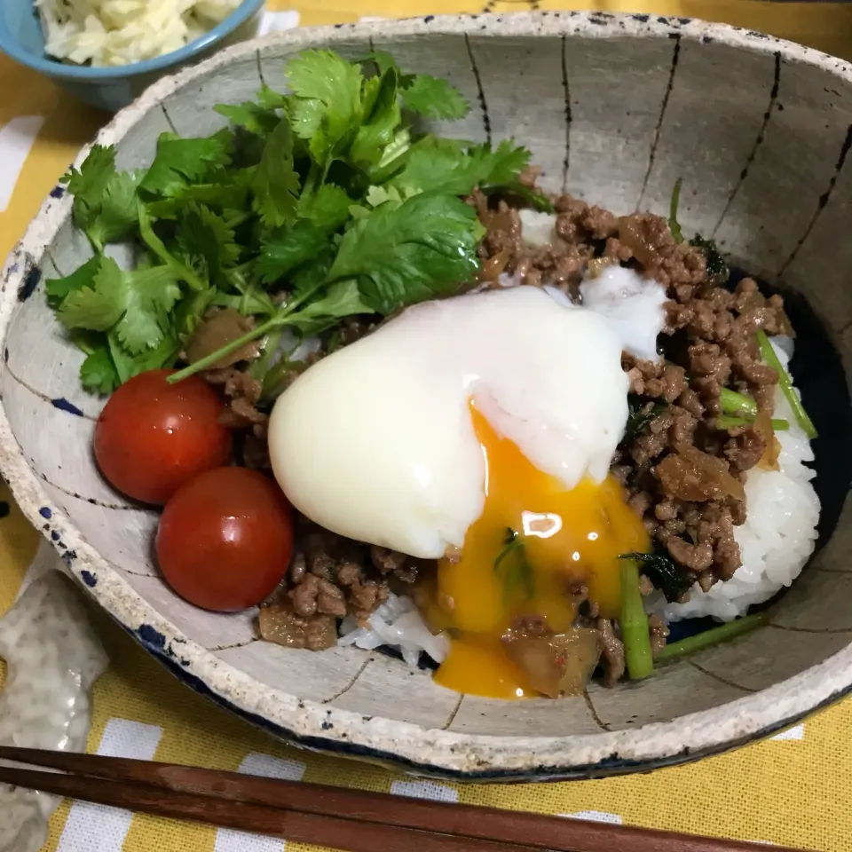 パクチー丼|あさかさん