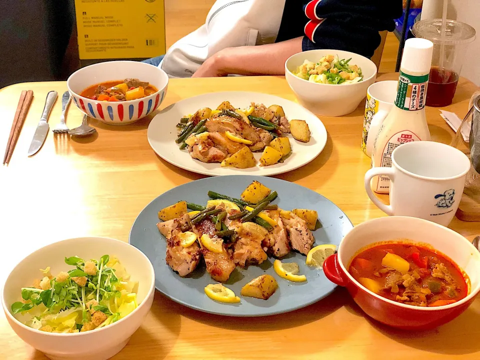 ハーブチキン定食|ななさん