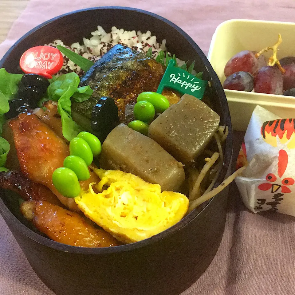 Snapdishの料理写真:#男子高校生弁当  #曲げわっぱ弁当|さい。さん