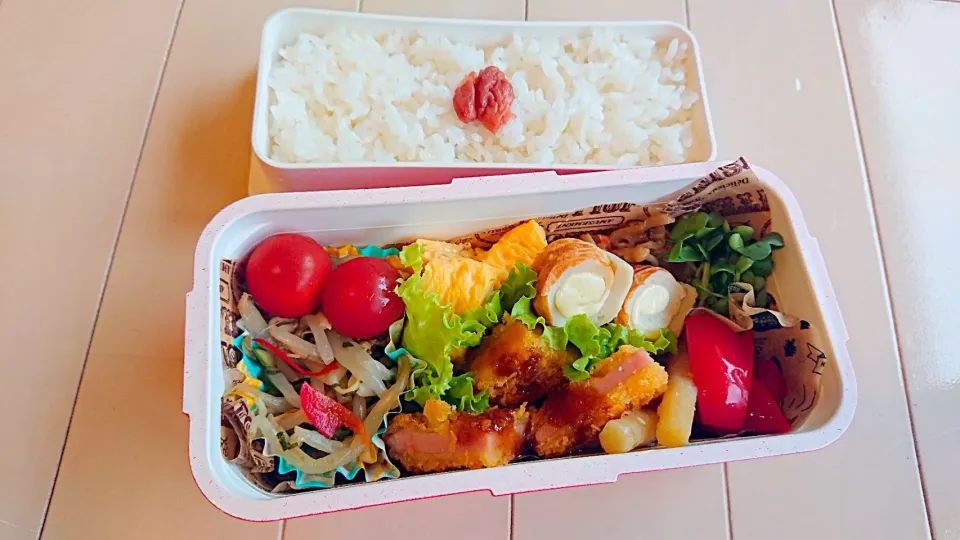 Snapdishの料理写真:娘のお弁当～🎶 2018.6.20|mayumiさん