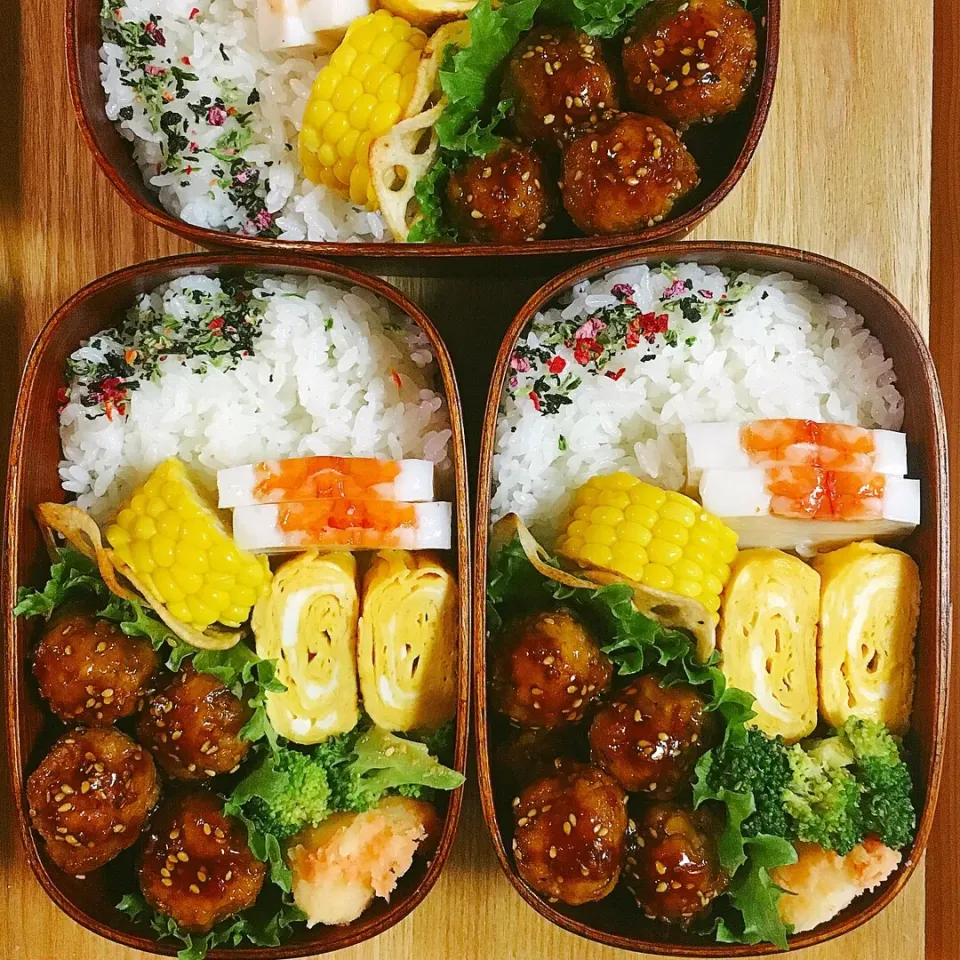 Snapdishの料理写真:家族のお弁当 2018.06.20|＊emio＊さん